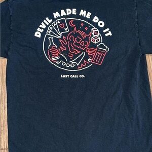 Last Call Co. Navy Graphic T-Shirt